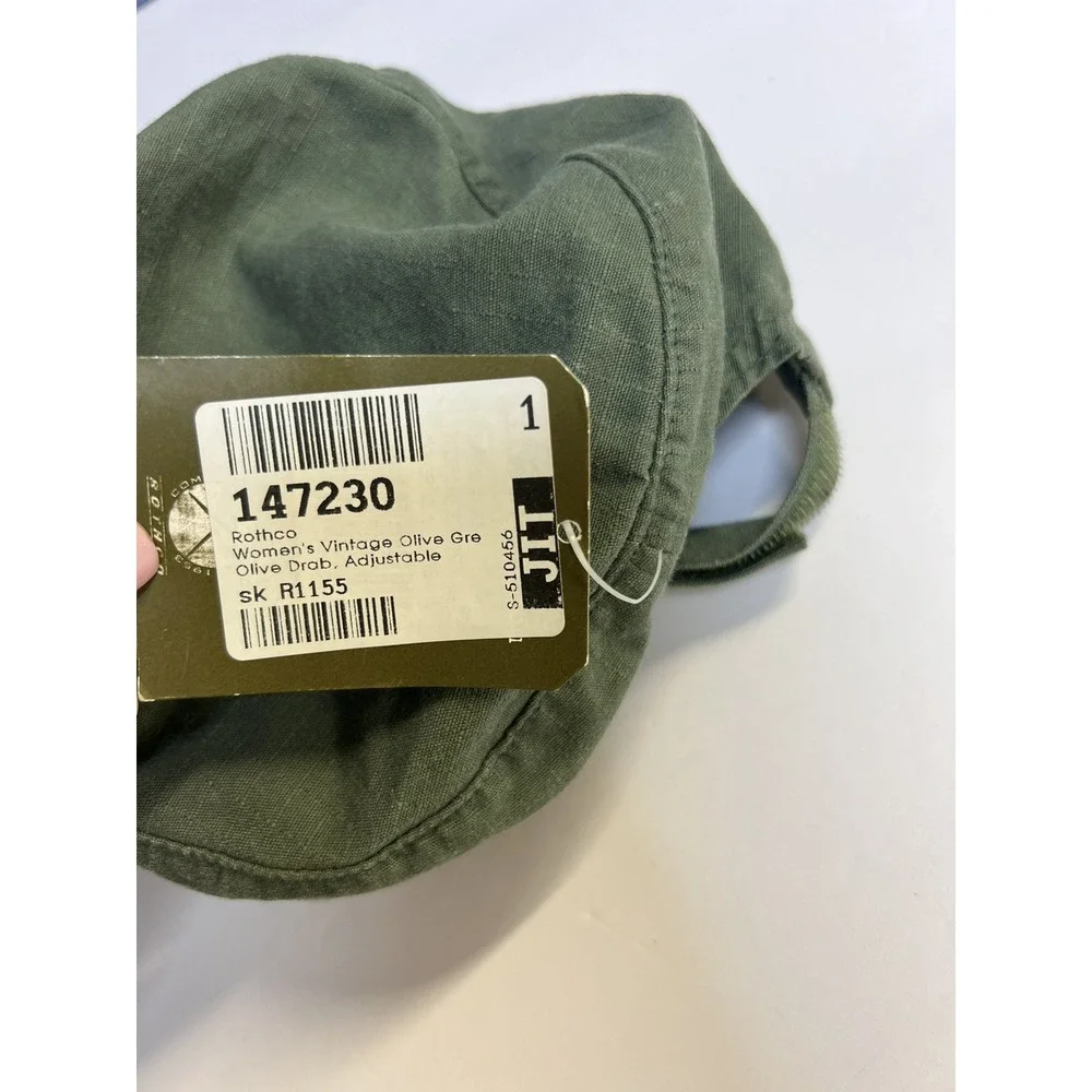 Rothco Women's Adjustable Vintage Fatigue Cap - Olive‎ Drab
